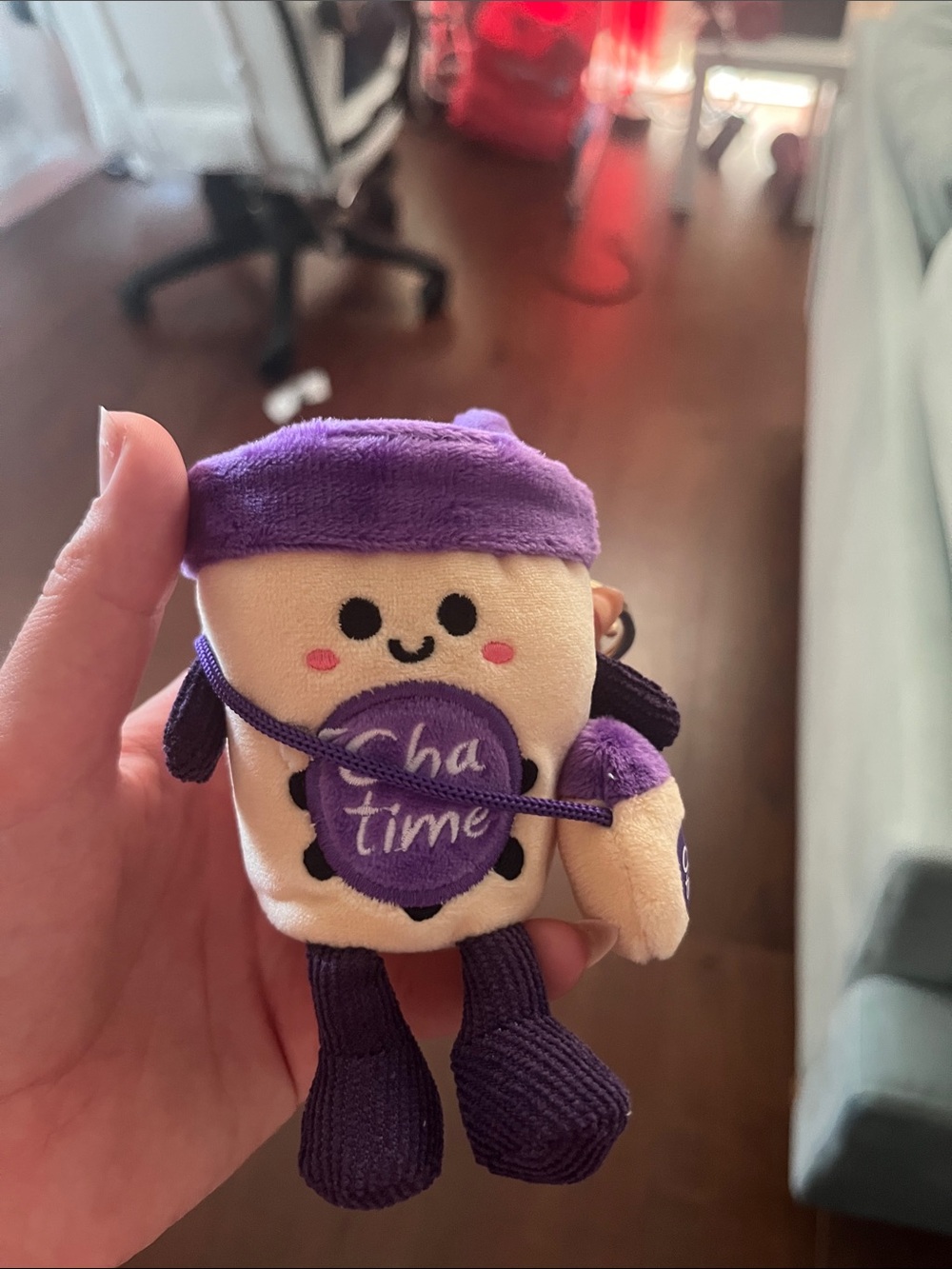 ChaTime Plush Drink Keychain - Pearly